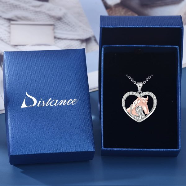 Horse Pendant Necklace for Women Sterling Silver Lucky Girls with Horse Birthday Christmas Jewelry Gifts - Image 4