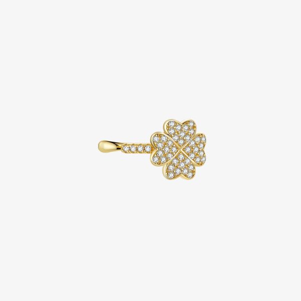 Four Leaf Clover Ear Cuffs